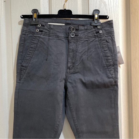 ANTHROPOLOGIE Pilcro High-rise Darted Skinny Jean Grey Black Size 26 Anthro New - Picture 6 of 7